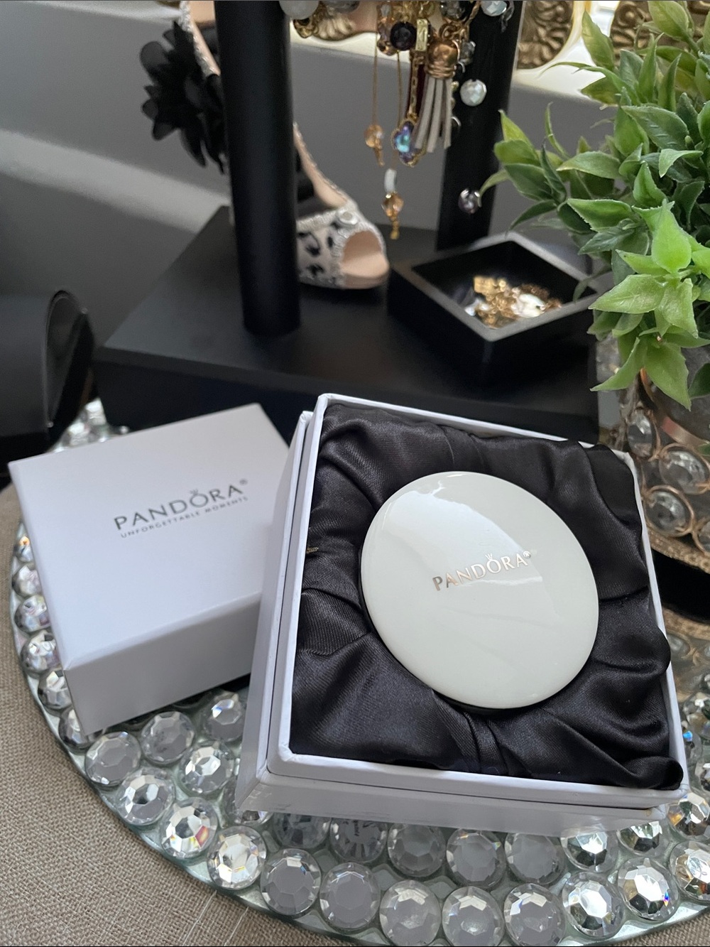✨Pandora Limited Edition White Ceramic Trinket Gift Box✨in Gift Box NEW